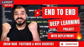 End To End Deep Learning Project Using MLOPS DVC Pipeline With Deployments Azure And AWS- Krish Naik