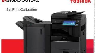 e-STUDIO5015AC Series Set Print Calibration