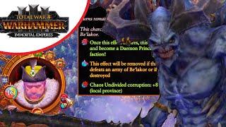 Be'lakor transforms Boyar of Kislev into Daemon Prince. Total War Warhammer 3 Immortal Empires