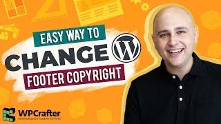 How To Change The Footer Copyright Credits On Any WordPress Theme