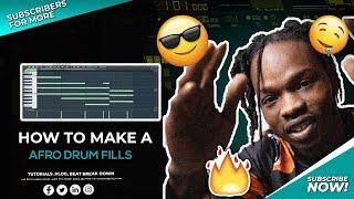 How to Create Afrobeat Drum Fills and Rolls | Drum Rolls And Drum Fills in Afrobeat | FL STUDIO 20