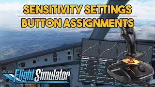 MSFS Joystick/Yoke Best Sensitivity Settings & Button Assignments [Tutorial]