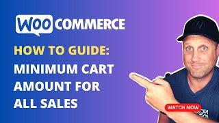 How to set a minimum order amount on WooCommerce - Free Plugin for WooCommerce