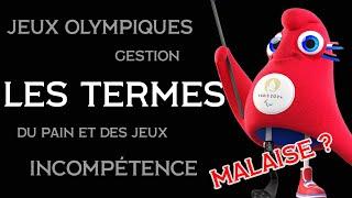 JEUX OLYMPIQUES en dépression - LES TERMES