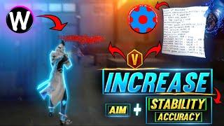  Increase your Aim stability + Accuracy | setedit freefire  | With proof | #acapcraftyt