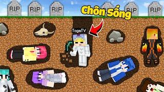 Tô Gà Thử Thách 24H Giải Cứu Sinh Tố Team Bị Chôn Sống Trong Minecraft