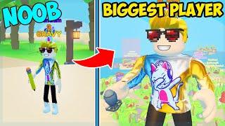 Becoming The Biggest With 999,999,999 Muscles In Roblox Size Legends Simulator