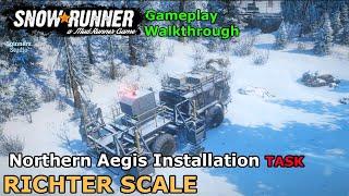 SnowRunner - Richter Scale | Northern Aegis Installation Task - Amur, Russia - Phase 4