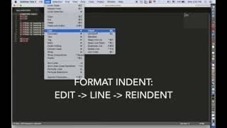 stackoverflow - Indentation HTML code using Sublime Text 2