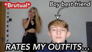 BOY BESTFRIEND RATES MY OUTFITS!! 