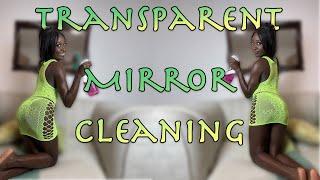 Transparent Mirror Cleaning with Jade | Quick & Easy Tidy Up Your Space