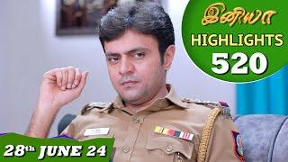Iniya Serial | EP 520 Highlights | 28th June 24 | Alya Manasa | Rishi | Saregama TV Shows Tamil