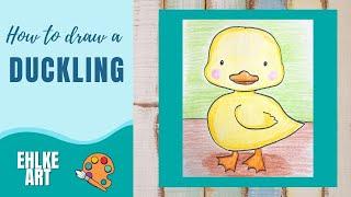 How to DRAW a DUCKLING