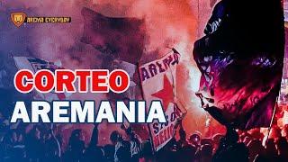 Corteo Aremania Kuasai Jalan Raya Saat Rayakan Ultah Arema