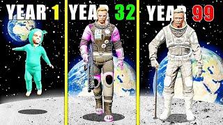 i spent 100 years on the moon in GTA 5