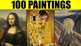 FAMOUS PAINTINGS in the World - 100 Great Paintings of All Time