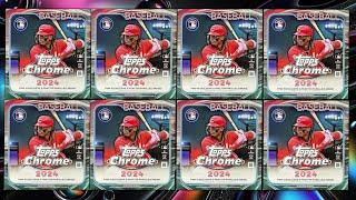 2024 TOPPS CHROME (8) RETAIL MONSTER BOXES