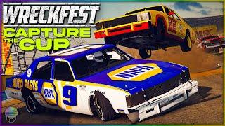 CAPTURE THE CUP! | Wreckfest NASCAR at Dirt Devil Stadium!