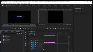 How to show effects and effect controls panel in Adobe premiere pro | Open effect and effect control