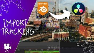 Kameratracking Daten von Blender nach Davinci Resolve Fusion importieren