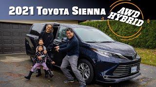 2021 Toyota Sienna AWD Hybrid Review PT 2 - What a Thrifty People Mover