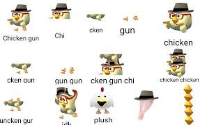 the various types of chicken gun