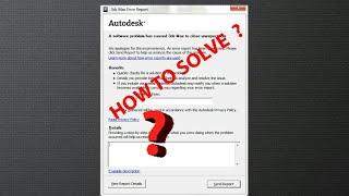 How to solve Autodesk 3ds max errors