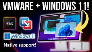 VMware OFFICIALLY supports Windows 11 ARM for FREE on M1/M2 Macs! Install tutorial gaming test