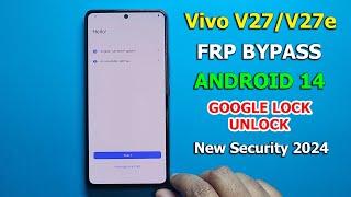 Vivo V27/V27e/V29 Pro 5G Android 14 Frp Bypass | Google Account Bypass Without Pc |  New Trick 2024