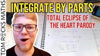 Integrate By Parts - "Total Eclipse of the Heart" Maths Parody