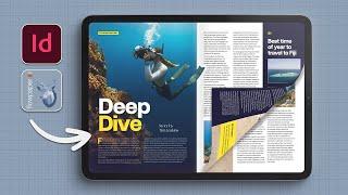 Convert Adobe InDesign magazines into animated flipbook content