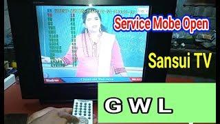 How To Open Service Mode in Crt Sansui TV For All Setting.