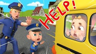 Baby Stuck in the Bus | The Wheels on the Bus | More Rosoo Nursery Rhymes & Kids Songs