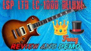 Fancy Specs! ESP LTD EC-1000 DELUXE Review and Demo