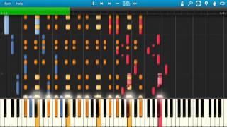 Caillou theme song - Impossible Piano Cover by David Ruiz (Synthesia)