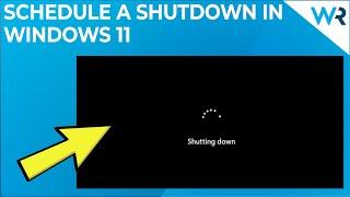 How to schedule shutdown in Windows 11