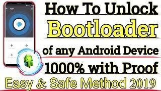 How To Unlock Bootloader of any Android Device 100% Working with Proof [ Easy & Safe 2019 ]