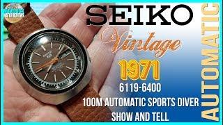 Vintage 1971 Seiko! | Seiko 6119-6400 "Saucer" Automatic Sports Diver Show And Tell