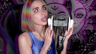 ASMR Ear licking 3dio Ear licking, ear eating, mouth sounds, kissing