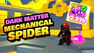 Made a Dark Matter Mechanical Spider in Pet Sim X!