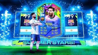 OMG 99 MESSI!!! SUMMER STARS PACKED!! FIFA 21 PACK OPENING