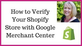 How To Verify Shopify Store With Google Merchant Centre