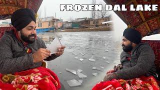 Frozen Dal Lake dream come true srinagar’s Winter Beauty