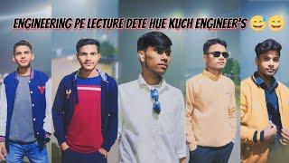 Engineering Pe Lecture Dete Hue Kuch Engineer's  #engineering #sciencewallahvlog #vlog #friends