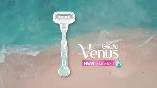 Gillette Venus Extra Smooth Sensitive Razor, with SkinElixir | Gillette Venus