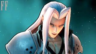 Super Smash Bros. Ultimate - All Sephiroth Blue Fire Victory Screen Poses