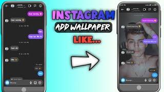 Instagram chat me apni pic kaise lagaye in hindi | how to set wallpaper in Instagram chat | instapro