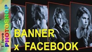 Photoshop tutorial italiano -  Copertina facebook con photoshop, banner facebook photoshop