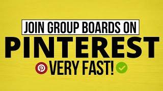 How To Get Invited To Pinterest Group Boards Very Fast