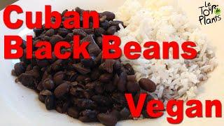 Authentic Cuban Black Beans in slow cooker (oil-free, vegan)